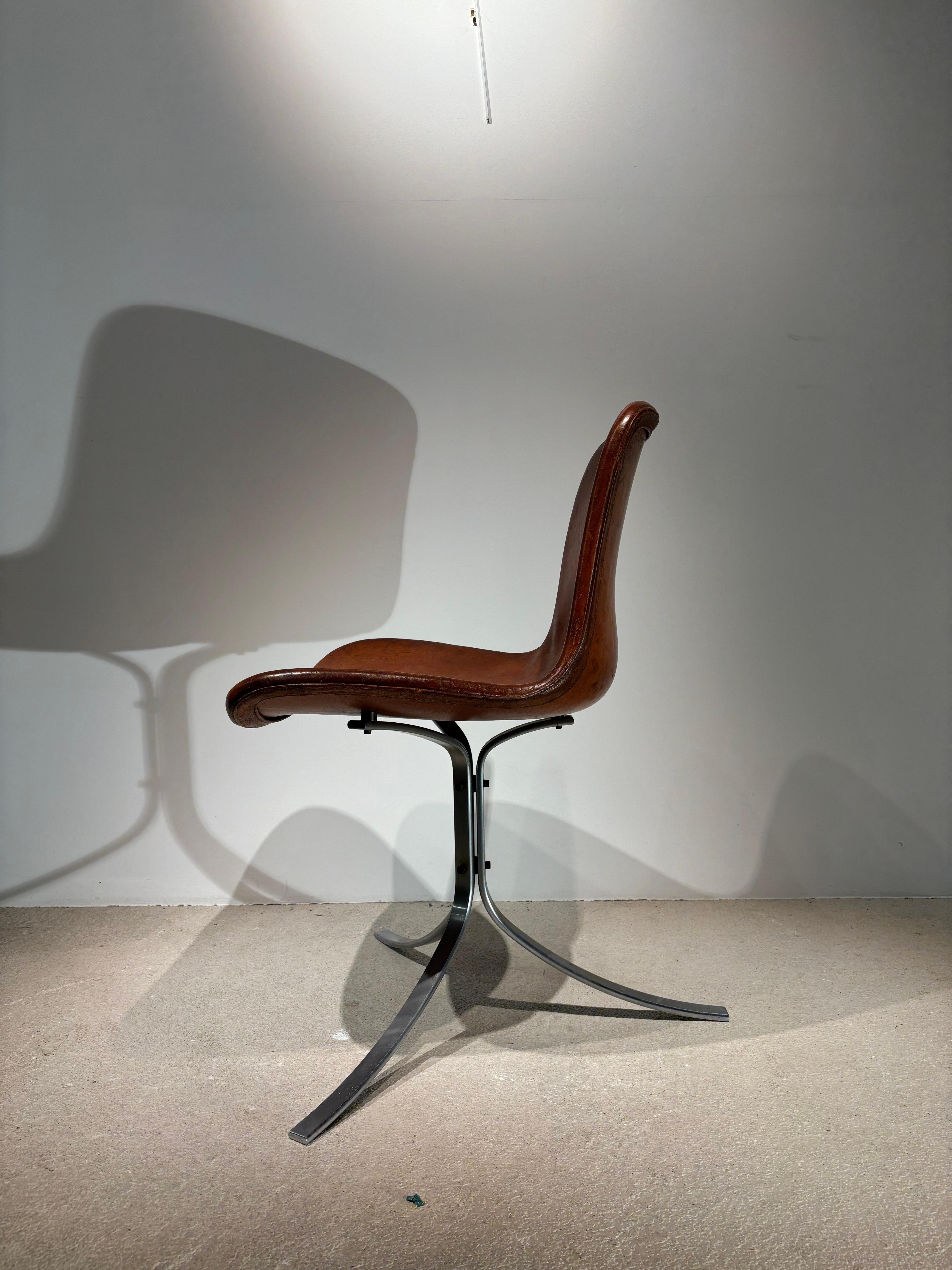 Stainless Steel PK9 chairs by Poul Kjaerholm