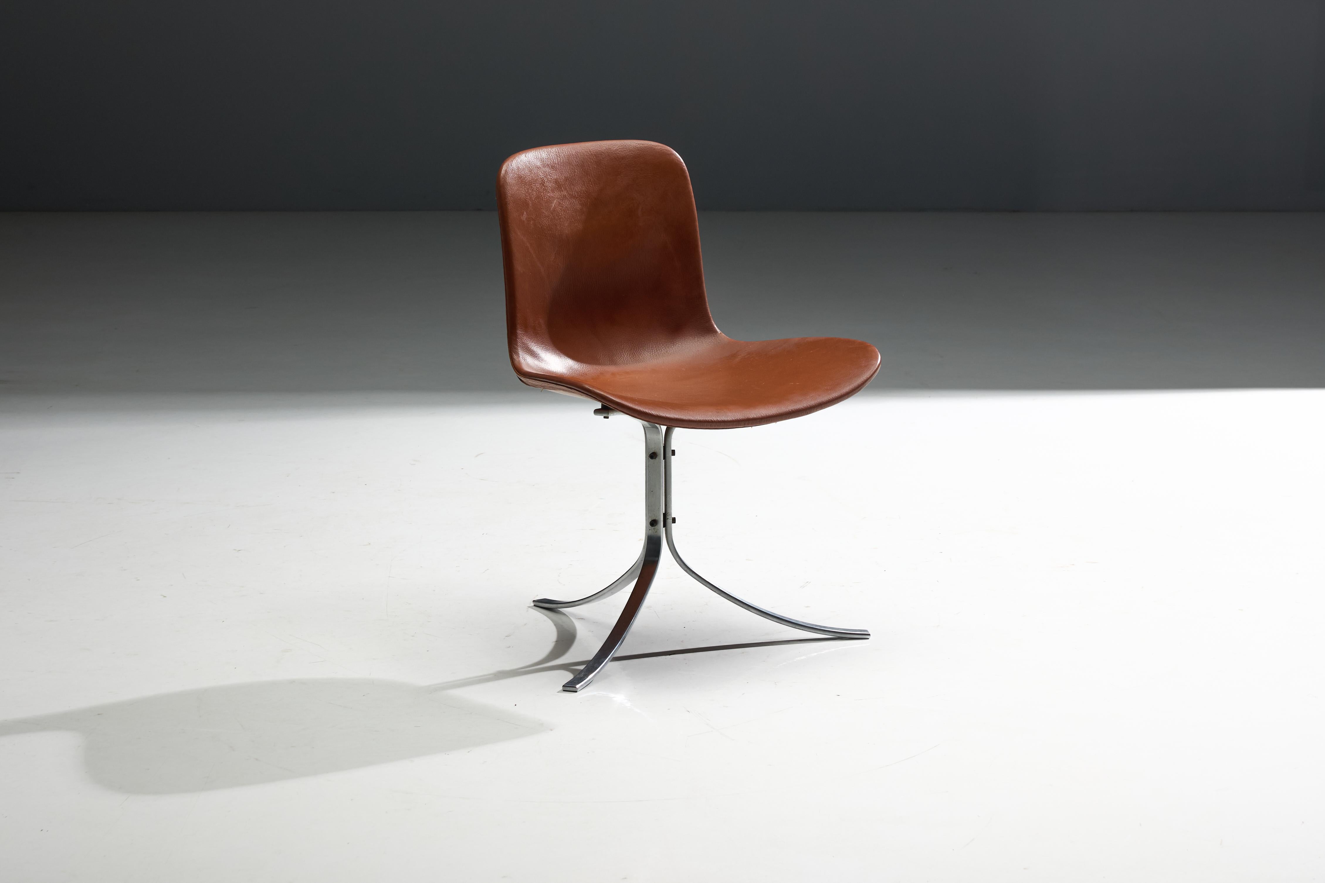 Sedie da pranzo PK9 di Poul Kjærholm per E. Kold Christensen, Danimarca, anni '60 in vendita 13