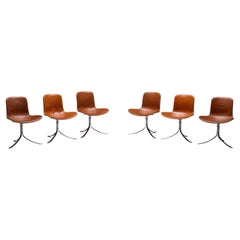 PK9 Dining Chairs by Poul Kjærholm for E. Kold Christensen, Denmark, 1960s