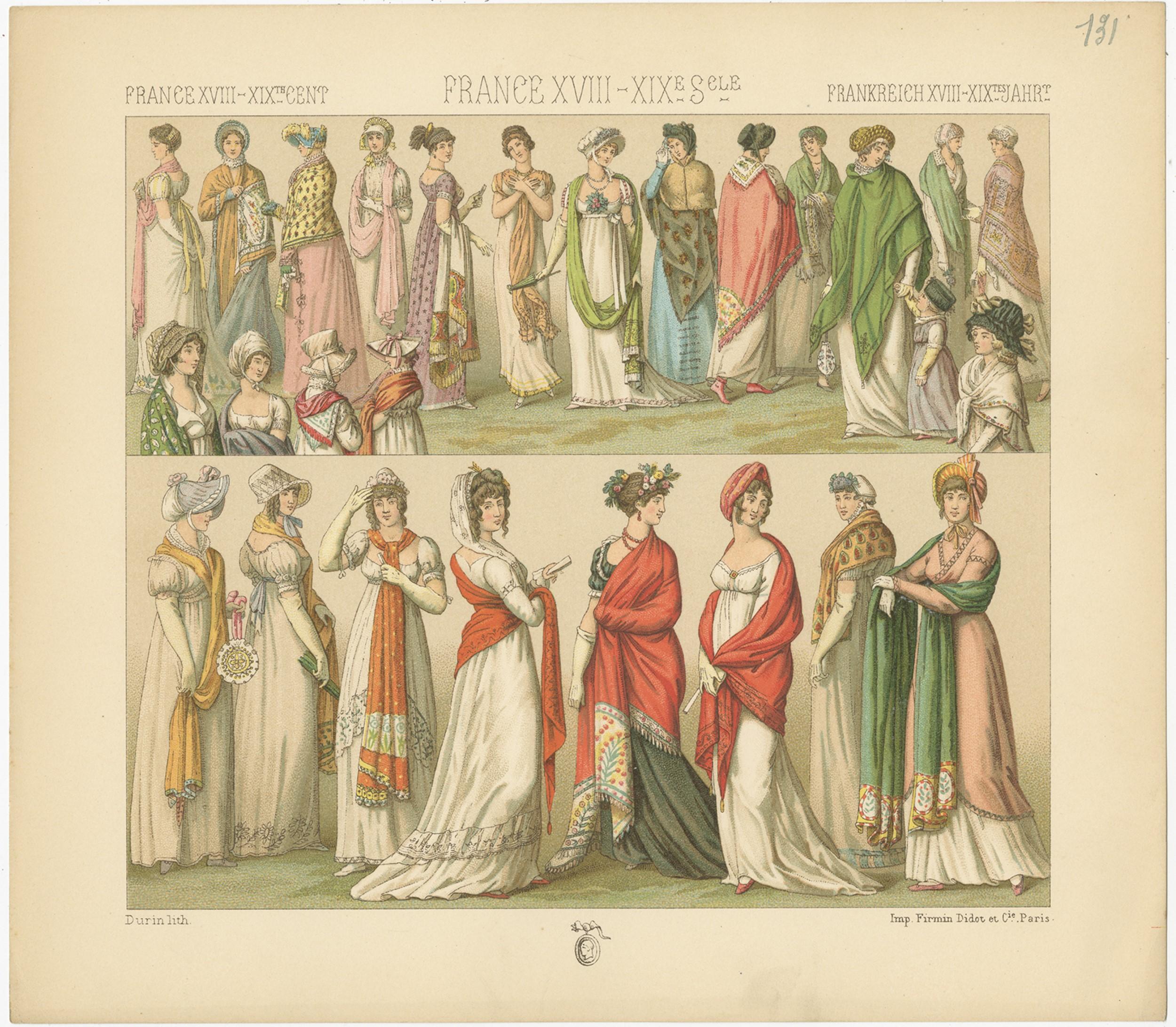 19th century french women's fashion