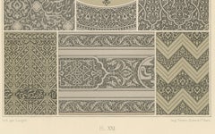 Persian Ornament Designs – Islamic Architectural Patterns, Plate XXI, ca.1890