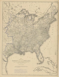 Tableau ancien Pl. 29 de l'illumination américaine en 1870, « 1874 »