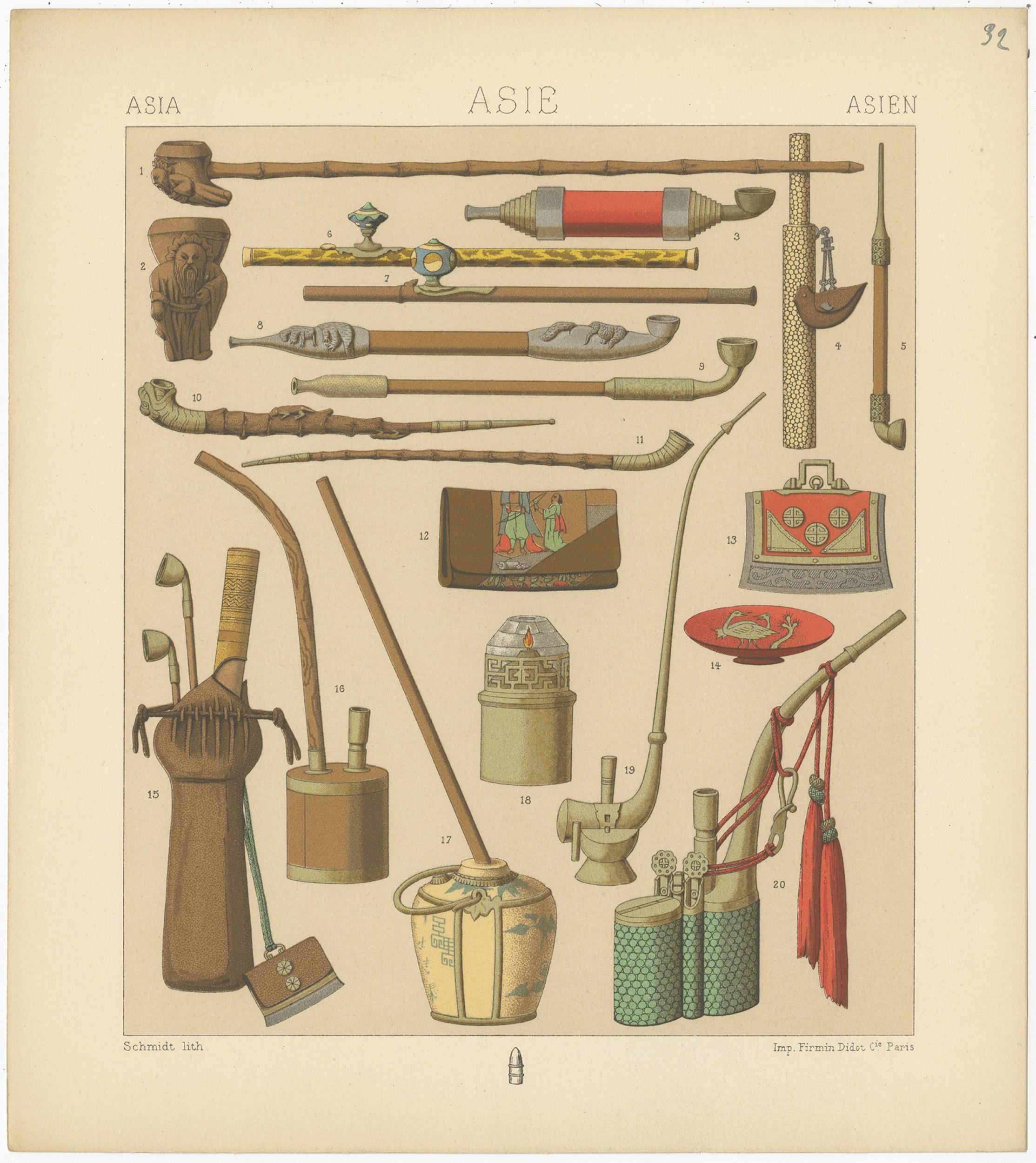 Estampe ancienne intitulée 