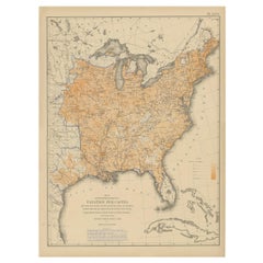 Pl. 35 Antique Chart of the US Taxation, 1874