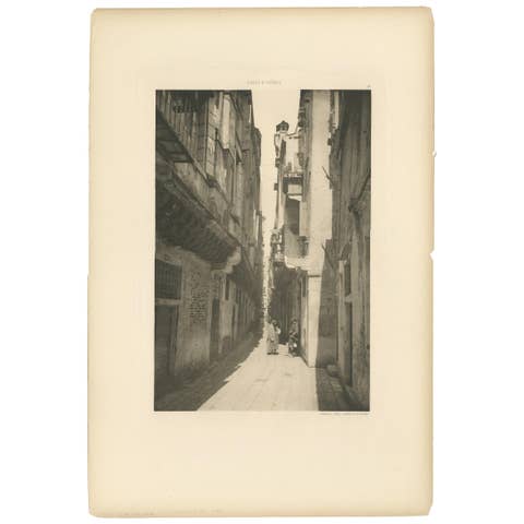 Venetian Serenity: Capturing the Essence of Calle della Madonna, 1890