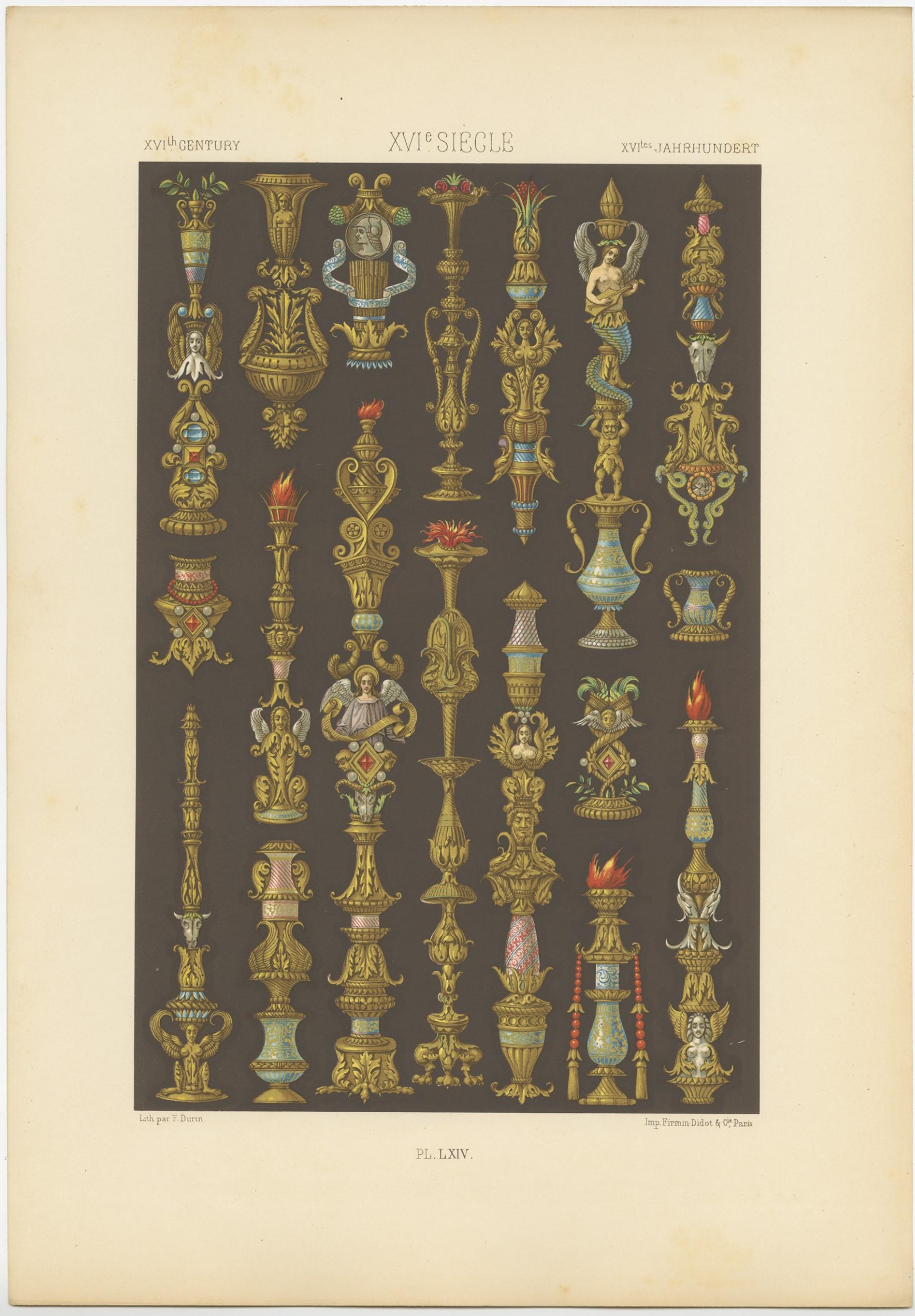Gravure ancienne intitulée 