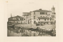 Pl. 74 Stampa antica di Piazza Santa Marta a Venezia, 1890 circa. 74 Stampa antica di Piazza Santa Marta a Venezia, circa 1890
