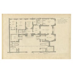 Pl. 8 Antikes Plan des Hauses von Mr. Morel von Le Rouge, um 1785