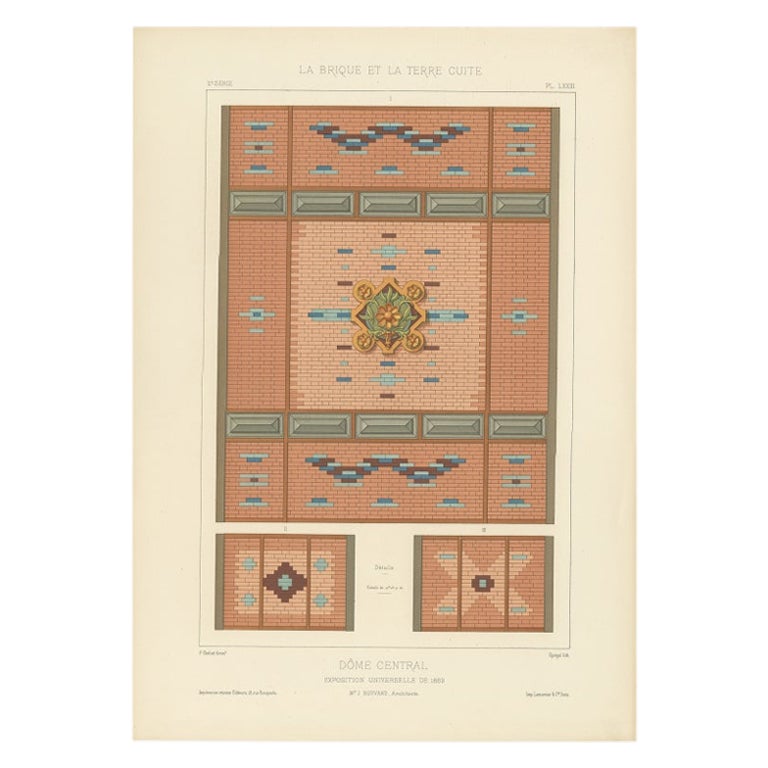 Pl. LXXIII Dôme Central, Chabat, c.1900