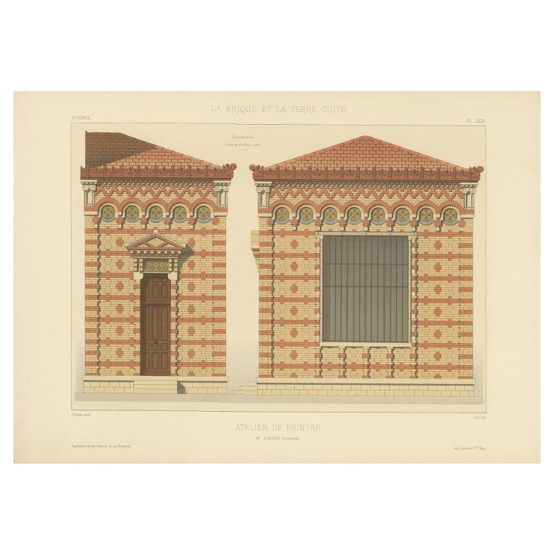 Pl. LXXV Atelier de Peintre - Chabat, um 1900