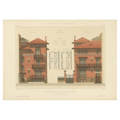 Pl. LXXX Maison Rue de la Faisanderie Paris, Chabat, c.1900