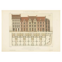 Pl. VI Habitations Ouvrires à Laeken, Chabat, vers 1900