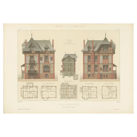 Pl. XII Villa a Houlgate, Chabat, c.1900