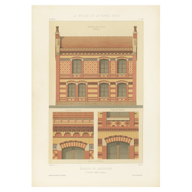 Pl. XVIII Maison de Jardinier, Chabat, um 1900