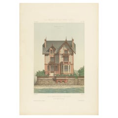 Pl. XXV Villa Marguerite a Houlgate, Chabat, um 1900