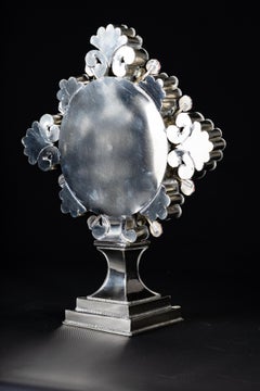 Placa Águila Con Base Ceramic and White Metal 'Alpaca'