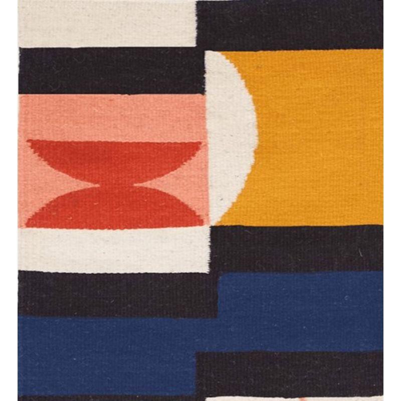 Place & Space 06 runner by RRR.ES 
Dimensions: 80 x 270 cm
Materials: • Handwoven on pedal loom
100% wool
• Hand dyed colors
• Locally sourced material
• Both sides woven
• Ethically Made 

Also available: 60 x 160 cm, 80 x 180 cm, 90 x 300 cm &