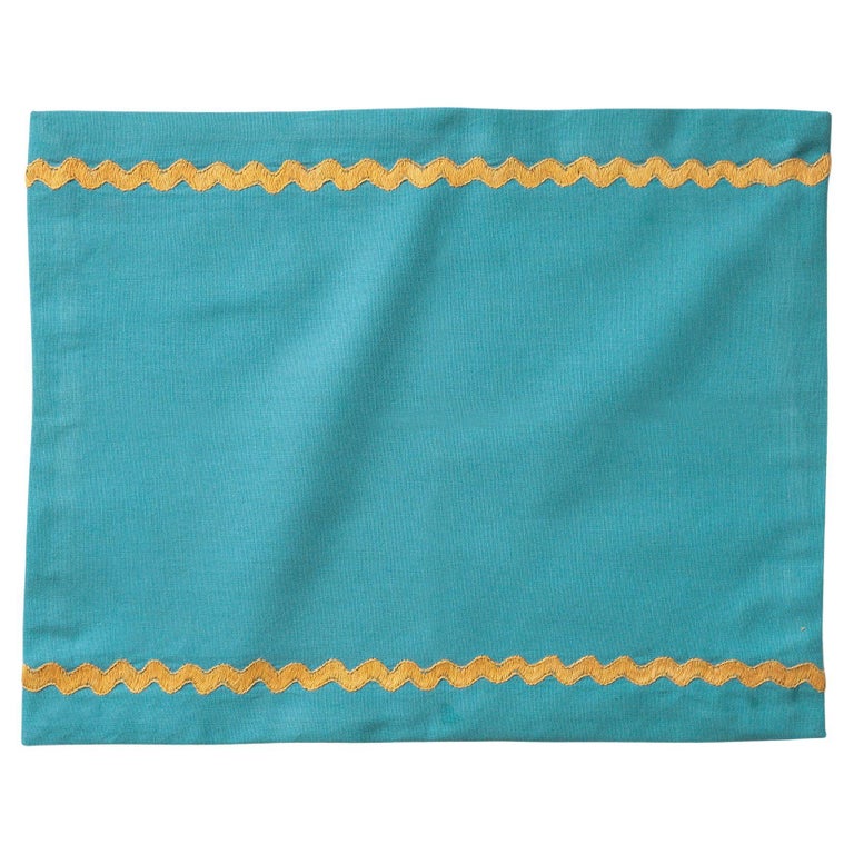 Placemat, Azure Zigzag Jore Copenhagen For Sale at 1stDibs