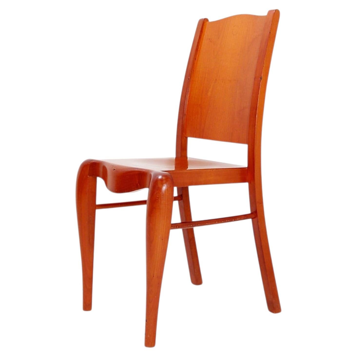 Silla «Placide of Wood» de Philippe Starck para Driade Italia, década de los 90 en venta