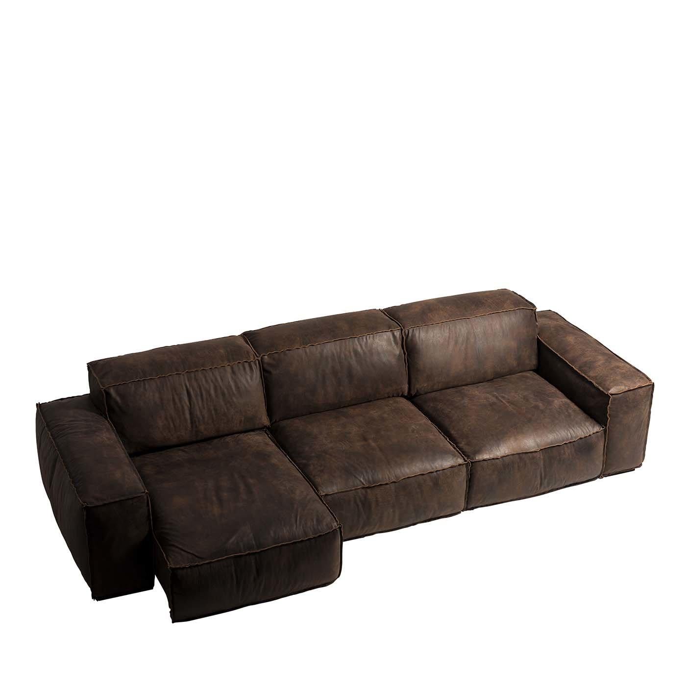 Modern Placido Sofa Midi Tribeca Collection by Marco and Giulio Mantellassi For Sale