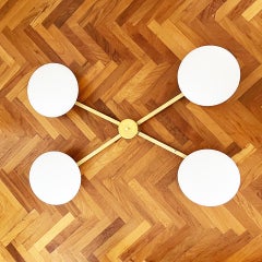 Plafoniera a raggi in stile Angelo Lelli -Design-