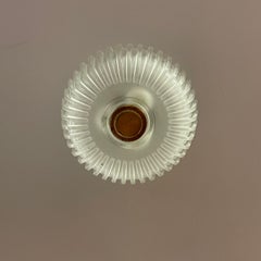 Beveled glass ceiling lamp -  Italy - mid-20th century - Seguso production