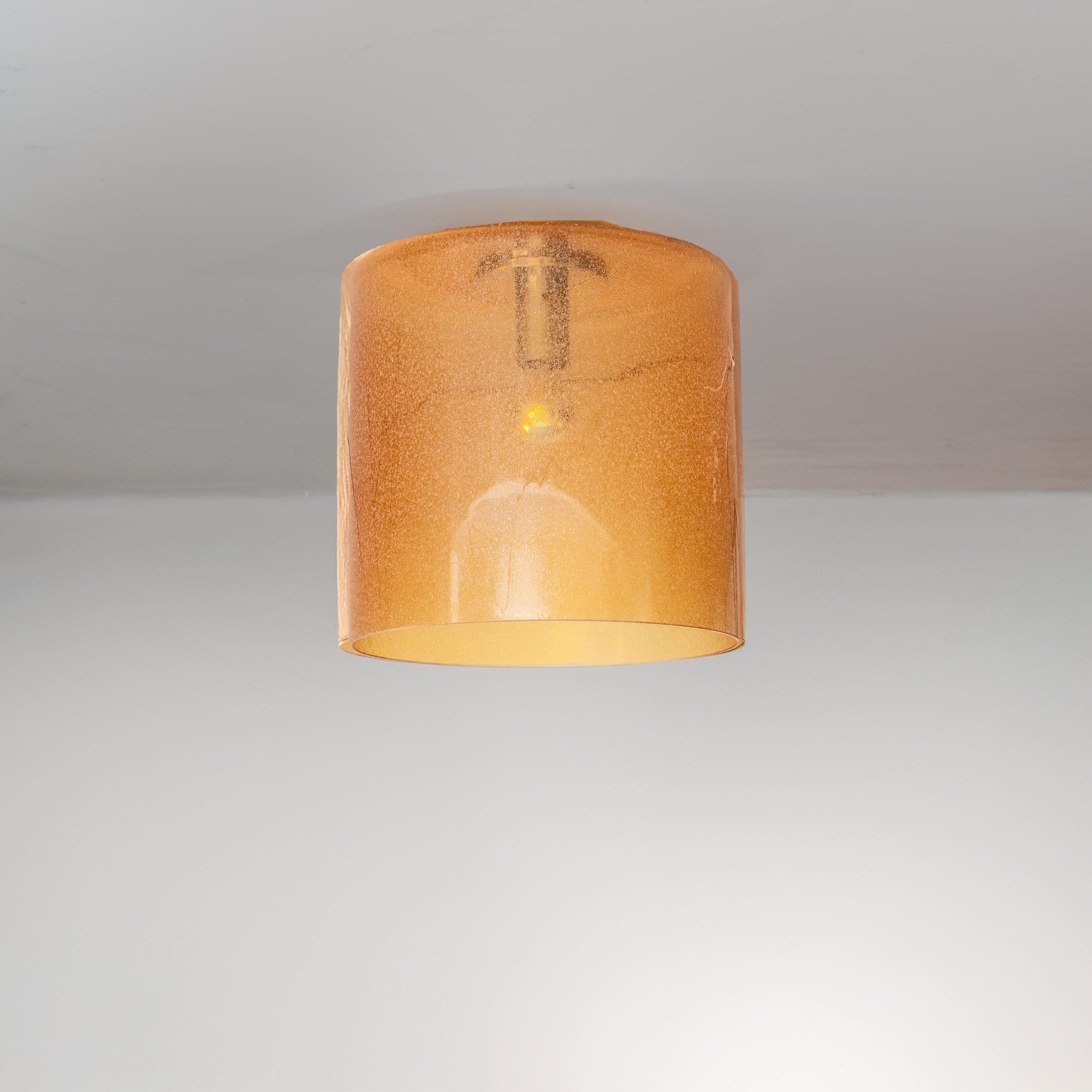 Lámpara de techo de cristal Pulegoso, Murrina, 1970 Late 20th Century en venta
