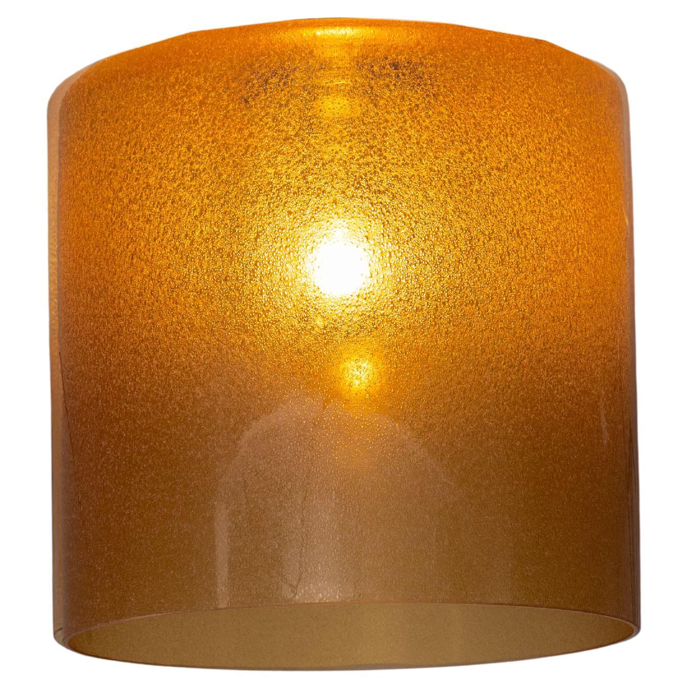 Pulegoso glass ceiling lamp, Murrina, 1970