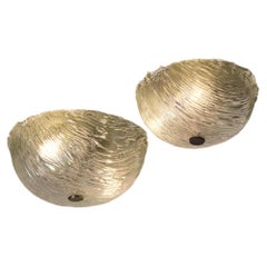 Murano glass ceiling lights. Toni Zuccheri for Venini, Italy, ca. 1950.