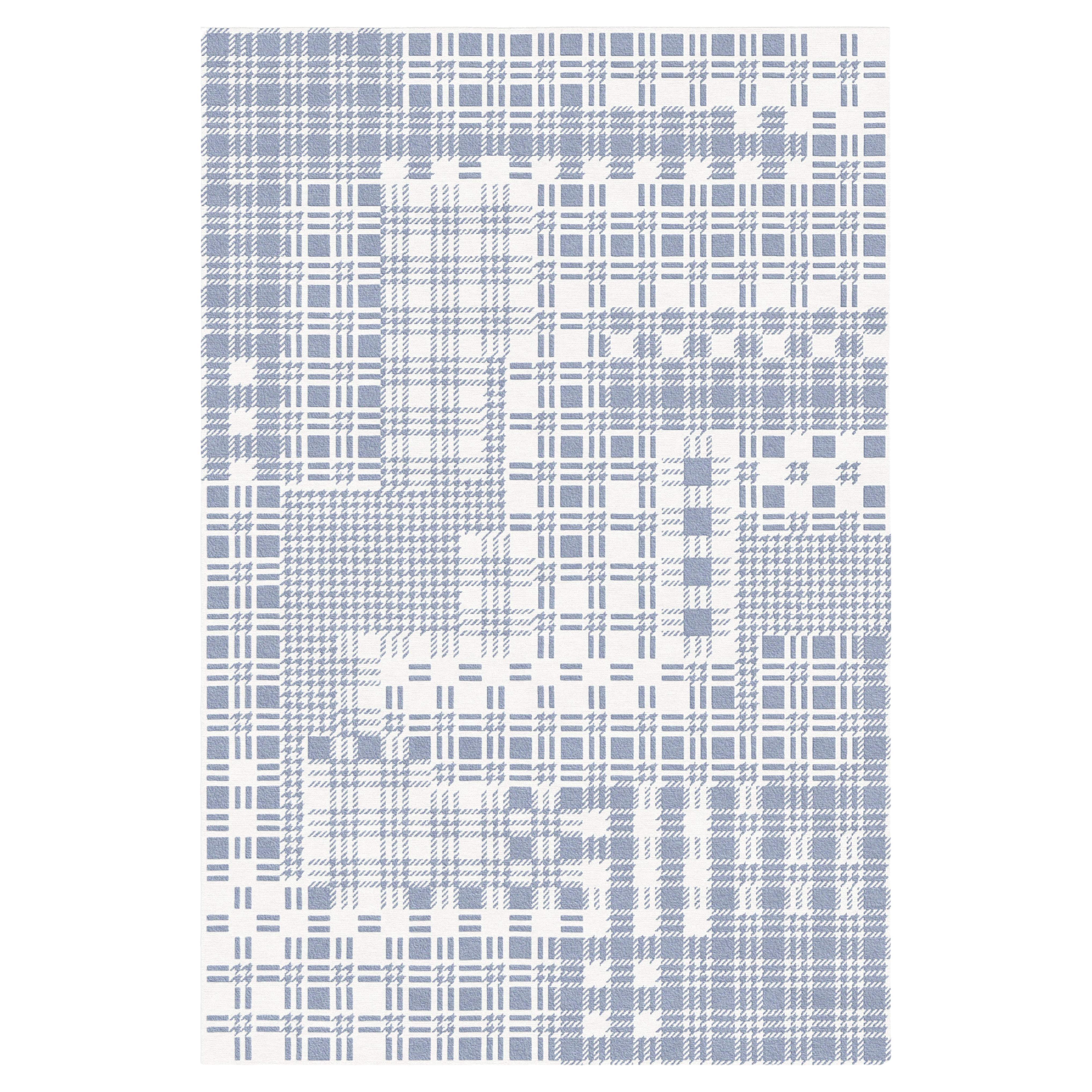 Tappeto Plaid Azzurro di Studio A in vendita
