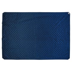 Horse Print Plaid Blanket, Cotton Fabric, American Colonial Style