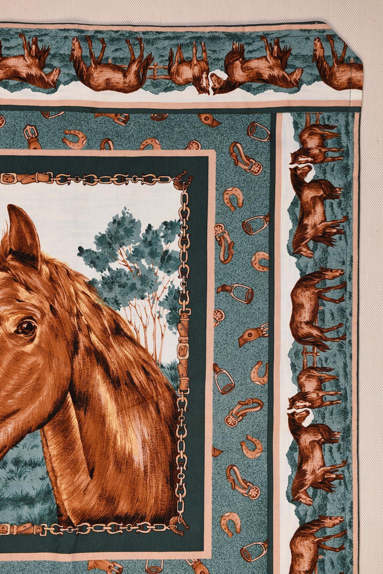 XXI secolo e contemporaneo Plaid con cavalli in vendita
