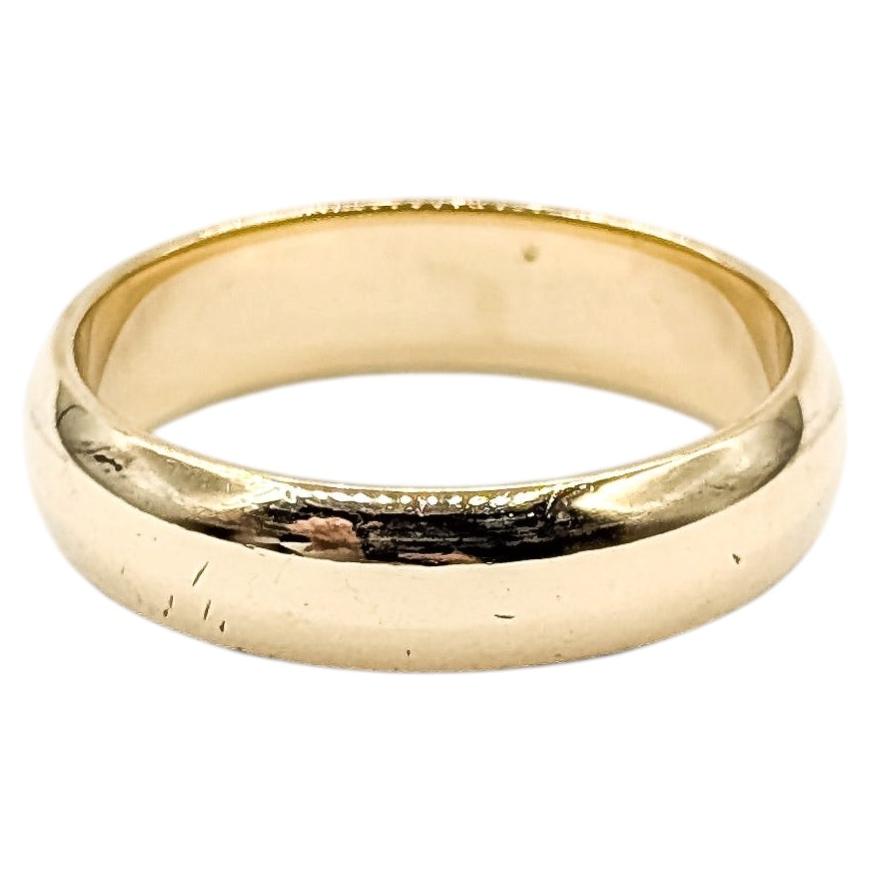 Anillo liso de oro amarillo de 10k en venta