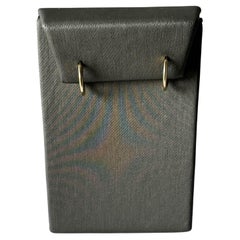 Plain Huggies in 14kt Yellow Gold – 12.7mm Diameter, 1.6mm Width, New