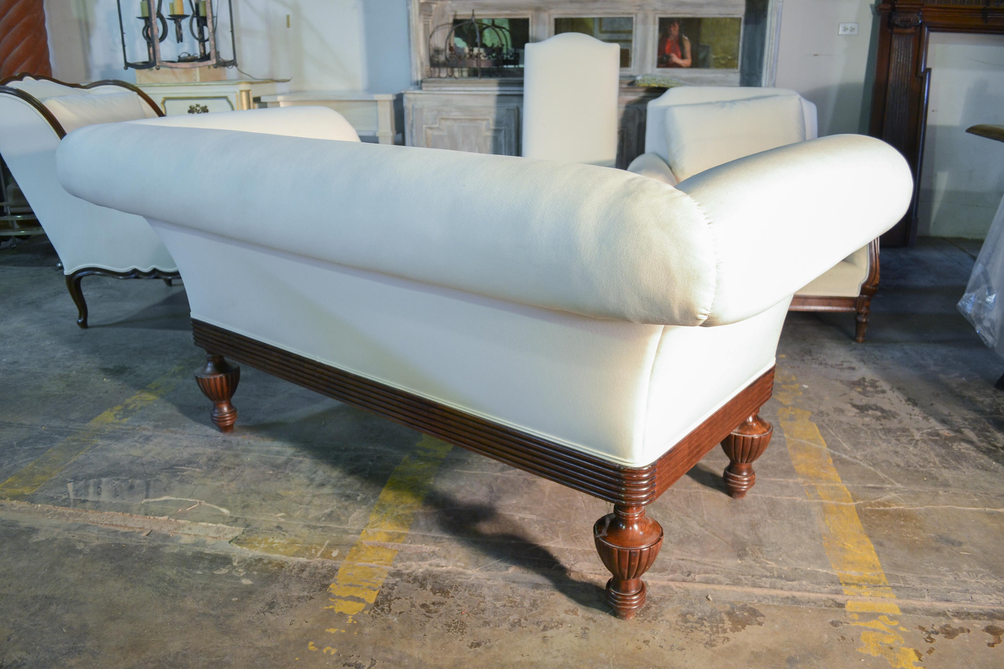 A Mike Bell Inc. classic with down or feather cushion.