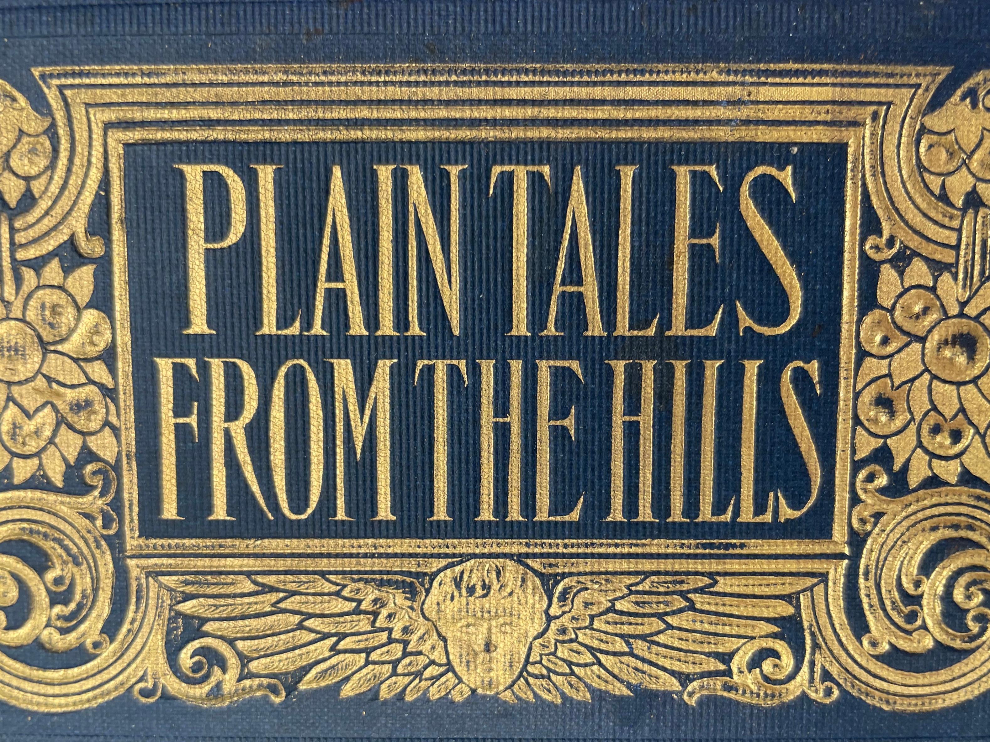 Plain Tales From The Hills by Rudyard Kipling In Fair Condition For Sale In New York, NY