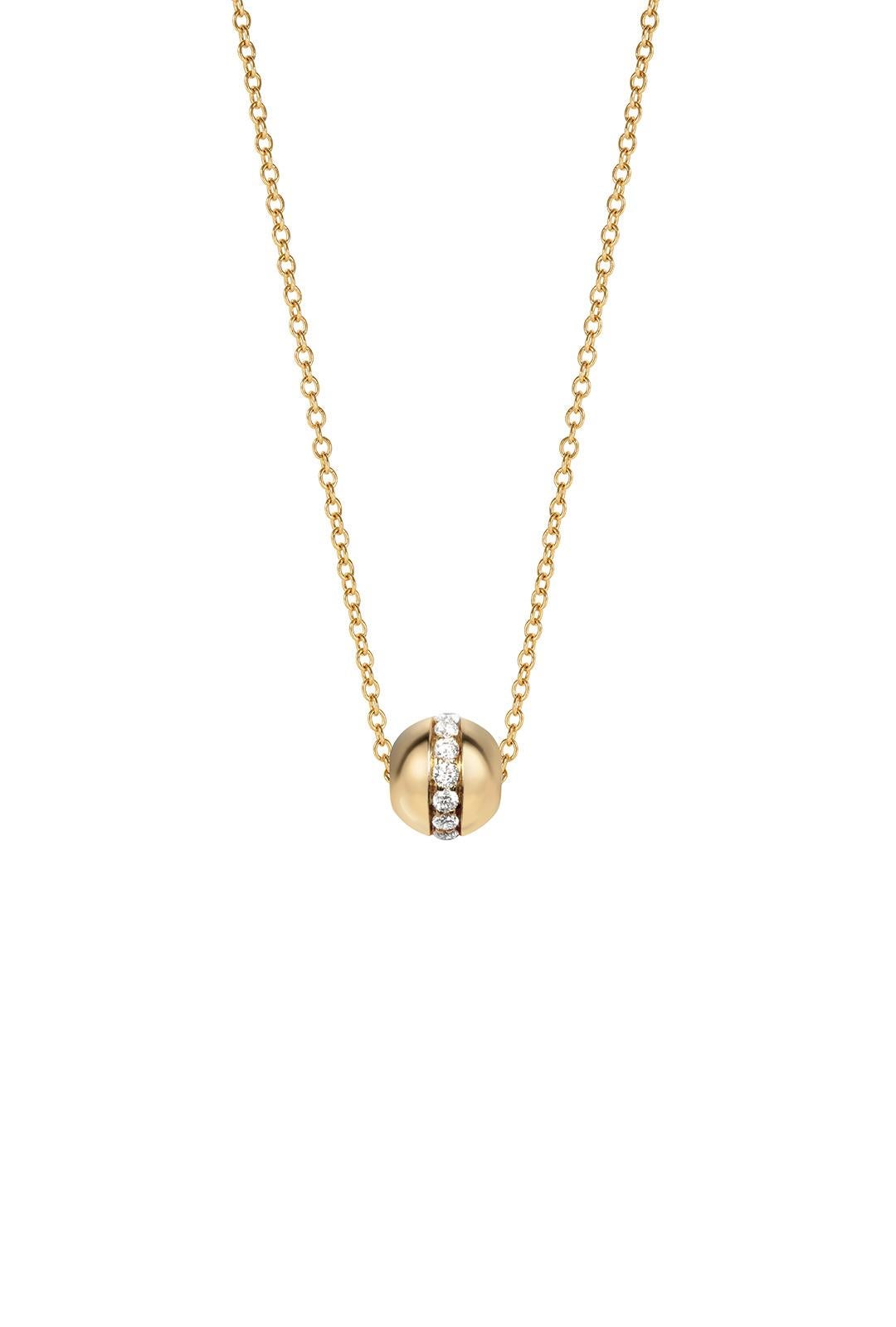 Contemporain Balle jaune claire avec fil de diamants en vente