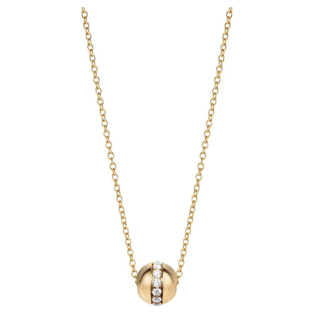 Balle jaune claire avec fil de diamants en vente