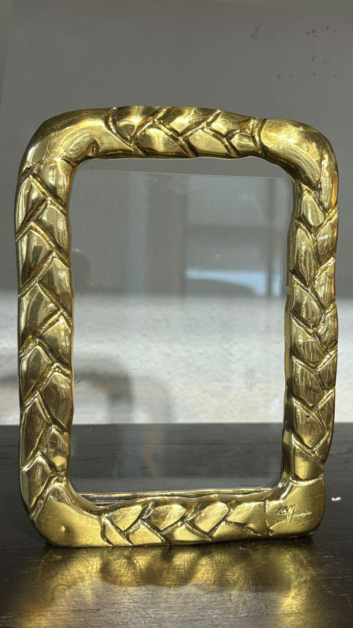 Ottone Cornice a treccia N027 realizzata a mano in ottone fuso in vendita