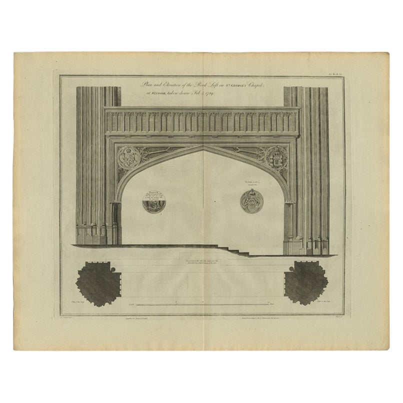 Der Hahnenkopf „..“, Basire, 1790, Bau und Aufbau im Angebot