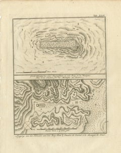 Plan of a Desert Cemetery and the Site of Sinai Monastery, 1776