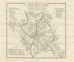 Plan of Ancient Rome with the Fourteen Augustan Regions, d'Anville, 1818