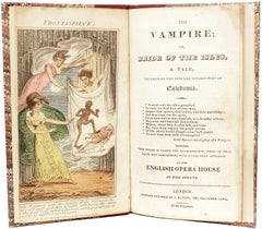 PLANCHE - The Vampire; or Bride of the isles - 1820 - FIRST AND ONLY EDITION