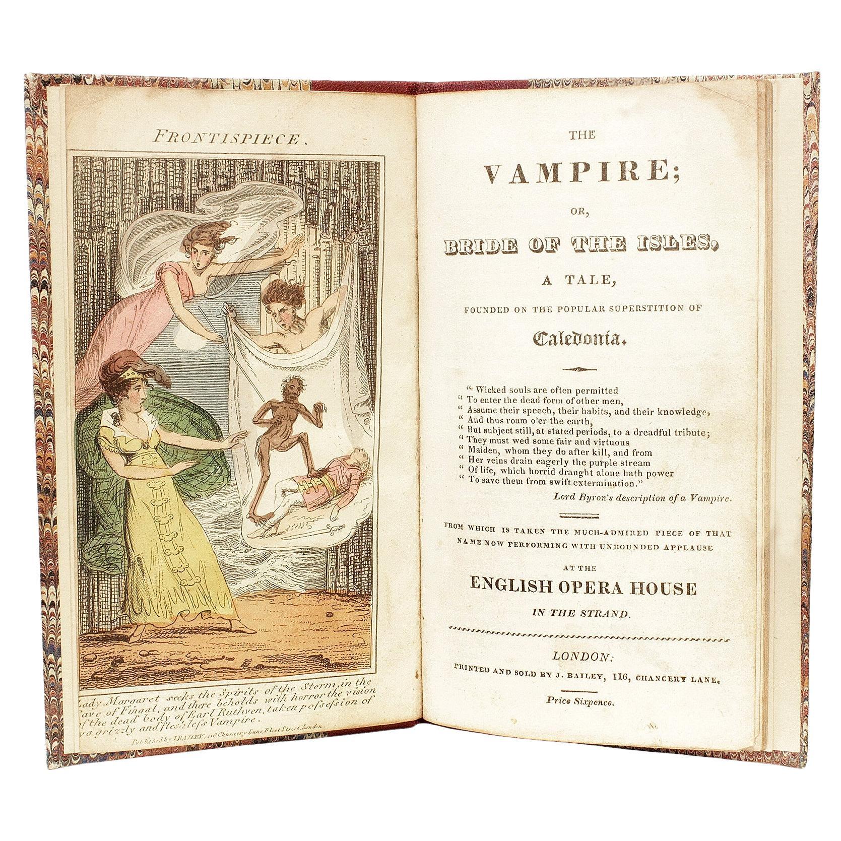 PLANCHE - Le Vampire ; ou La Mariée des îles - 1820 - LA PLUS GRAND ÉDITION ET LA PLUS UNE ÉDITION