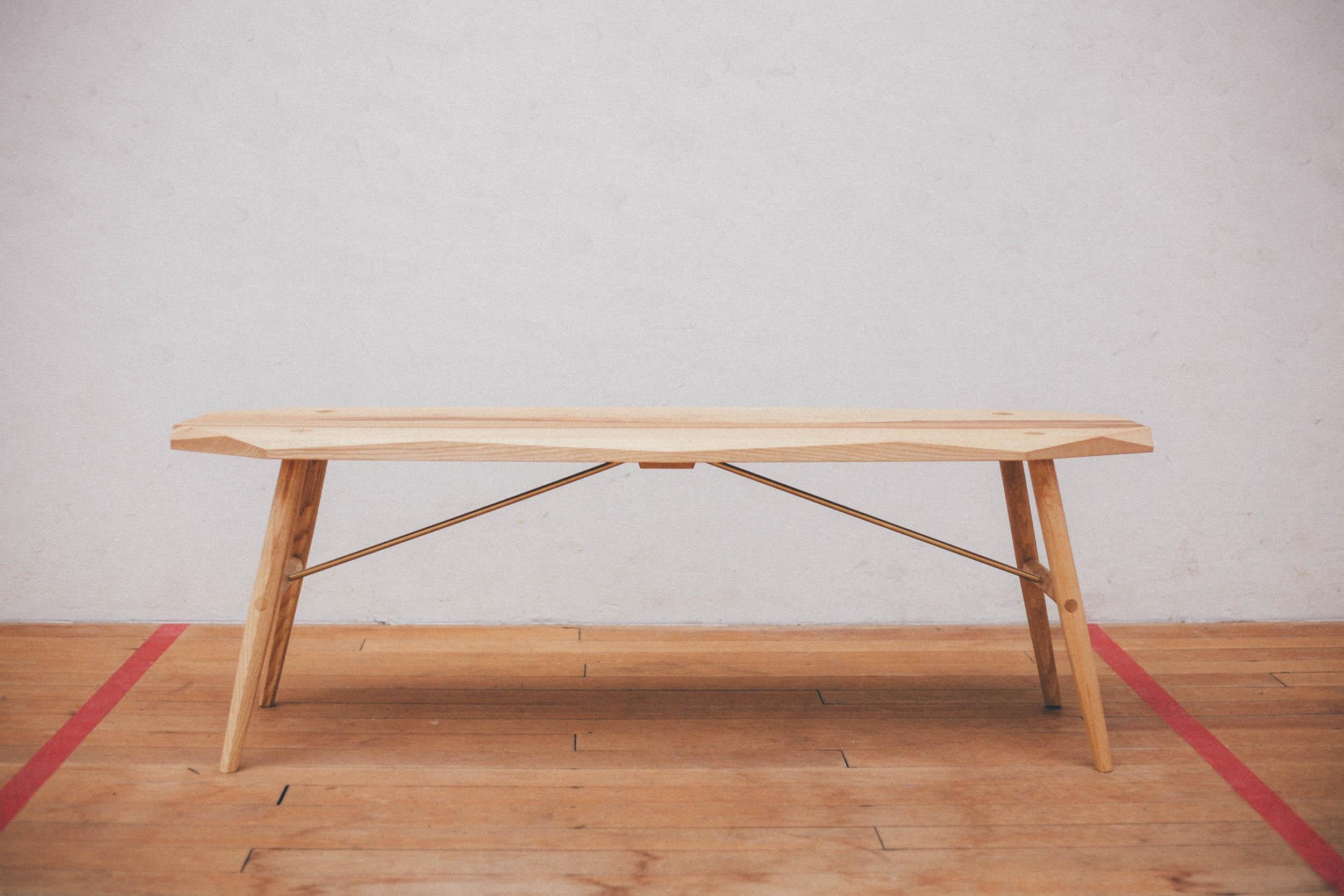 Plane Bench by Temper Studio
Dimensions: D 40 x W 180 x H 45 cm.
Materials: Wood.

The Plane Bench is designed with communal dining and our Plane Table in mind, while also working perfectly at the foot of a bed or perched below a window sill. It can