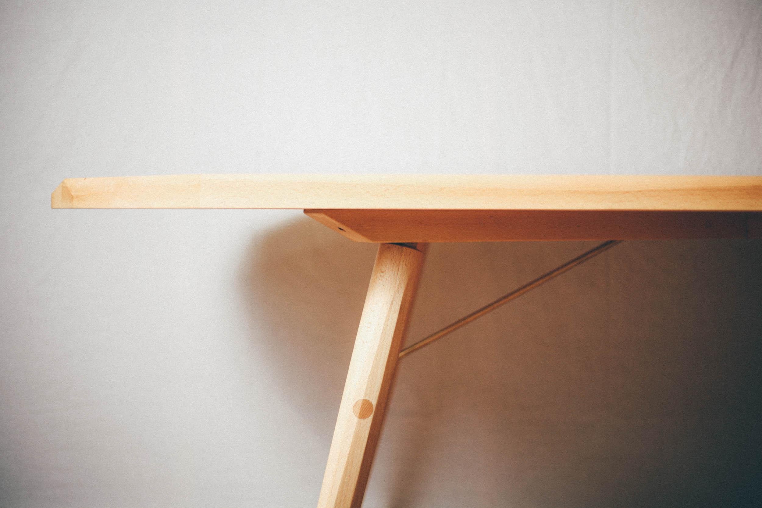 British Plane Dining Table by Temper Studio For Sale