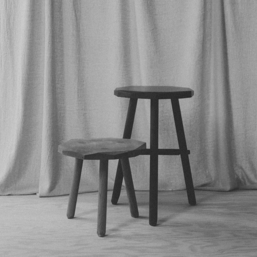 Contemporary Plane Standard Stool by Temper Studio For Sale