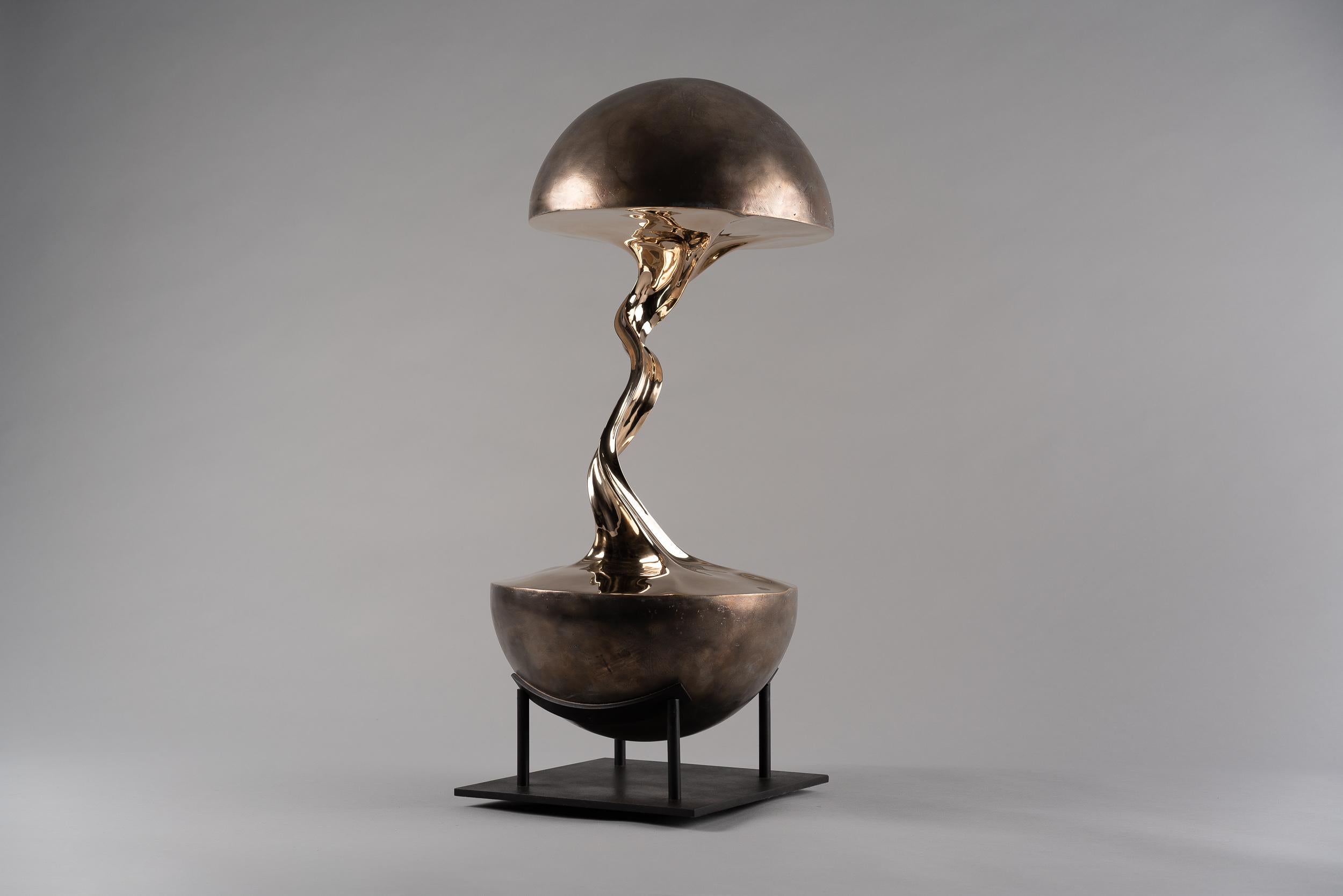 Scultura Planet 01 di Kris Lamba Studio
Dimensioni: L. 30 x P. 30 x H. 65 cm
Materiali: Bronzo lucido.
Peso: 25 Kg.

Kris Lamba è nata a Londra nel 1984. Crea sculture di grandi e piccole dimensioni, dipinti e design da collezione basato su