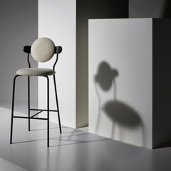 Planet Bar Chair, Fabric from Lelièvre by Jean-Baptiste Souletie for La Chance
