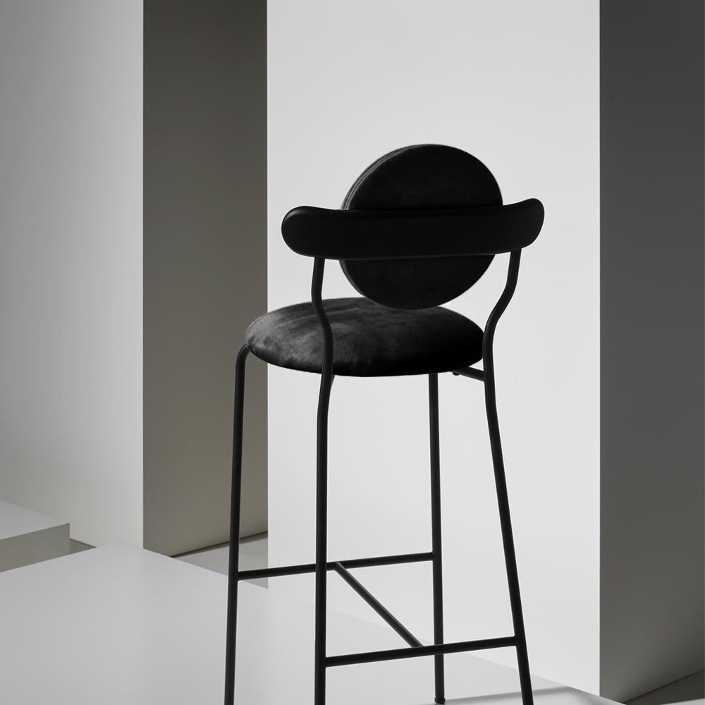 Stained Planet Bar Chair, Jean-Baptiste Souletie For Sale